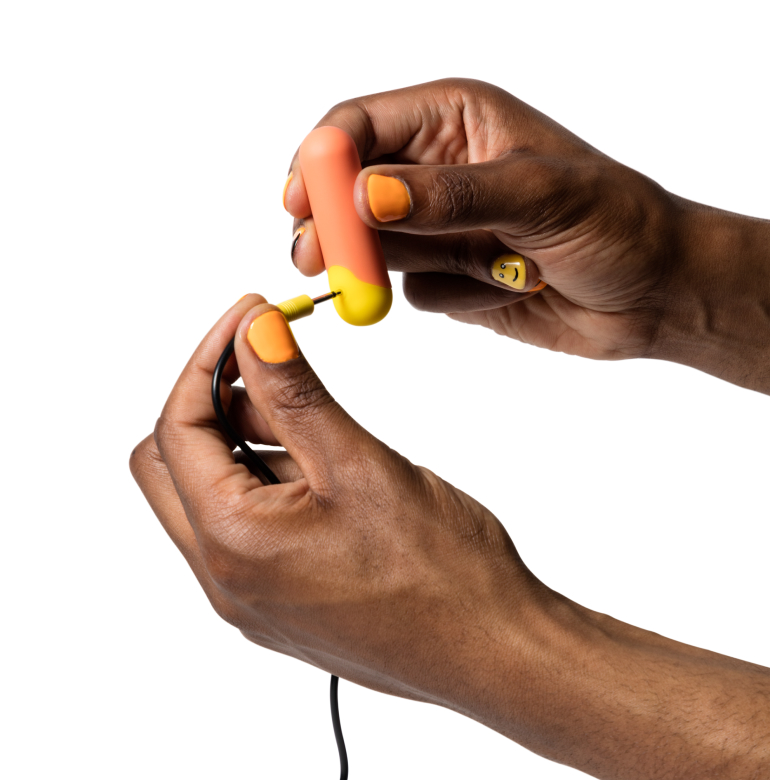 Вибропуля Romp Riot, оранжевая RP271SGA - Romp - Вибрирующие пули - Купить