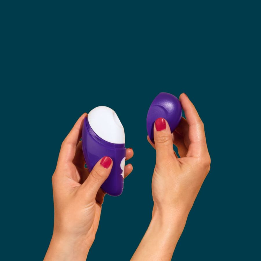 Vibrator, Body Safe Silicone, Rechargeable, Hands Free Clitoral Vibrator